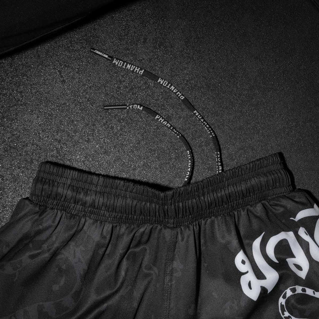 Pantalones de Muay Thai Phantom Athletics EVO – Negro