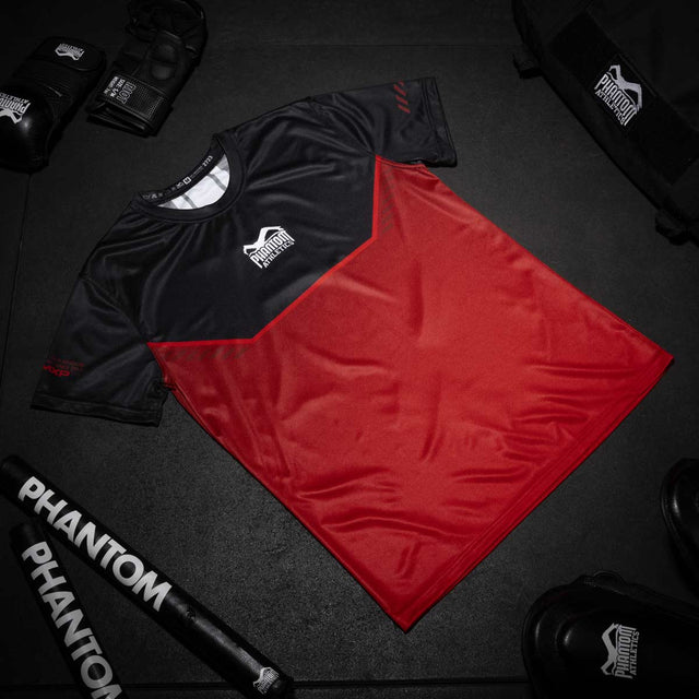 T-shirt d'entraînement Phantom Athletics EVO Apex – Rouge