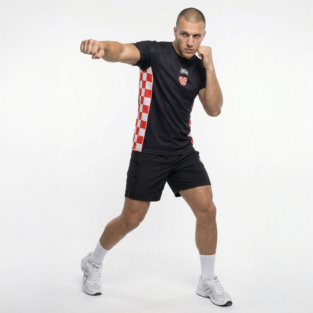 T-Shirt Phantom Athletics EVO+ Team Croatia – Nero