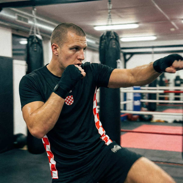 T-Shirt Phantom Athletics EVO+ Team Croatia – Nero