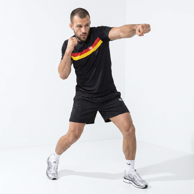 Phantom Athletics Trainingsshirt EVO+ Germany CT – Schwarz/Rot/Gold