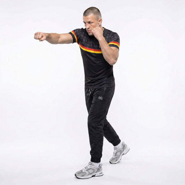 Phantom Athletics T-Shirt EVO+ Germany – Schwarz/Rot/Gold