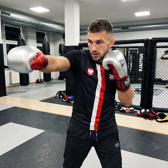 T-shirt da allenamento Phantom Athletics EVO+ Team Poland – Nero/Rosso/Bianco