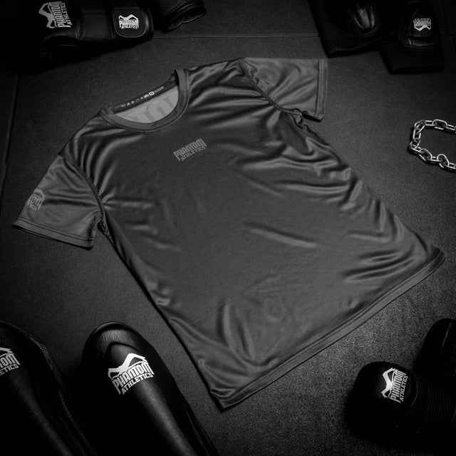 T-shirt d'entraînement Phantom Athletics EVO Supporter – Noir/Gris