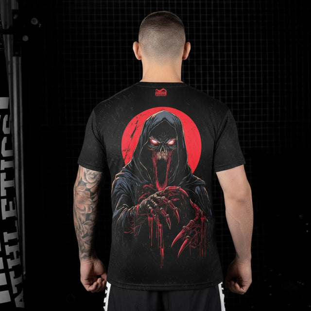 T-shirt d'entraînement Phantom Athletics EVO+ Bloodshade – Noir/Rouge