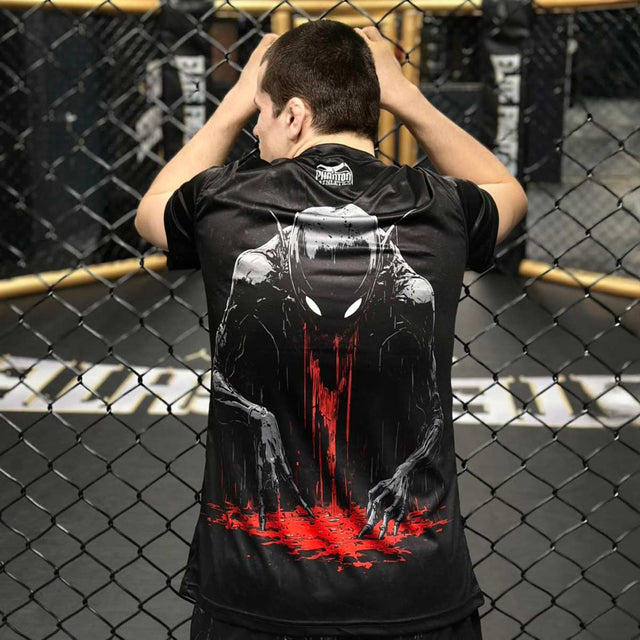 Camiseta de entrenamiento Phantom Athletics EVO+ Nightmare – Negro/Rojo