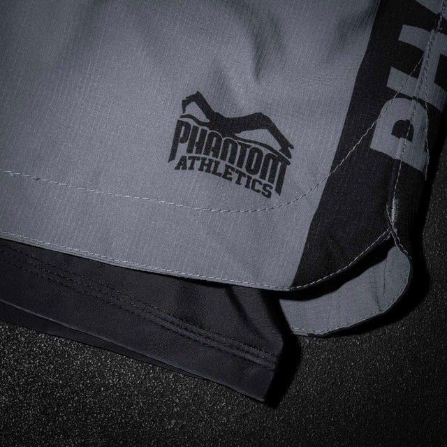 Phantom Athletics Compression Shorts & Spats Fusion 2in1 Apex - Grey