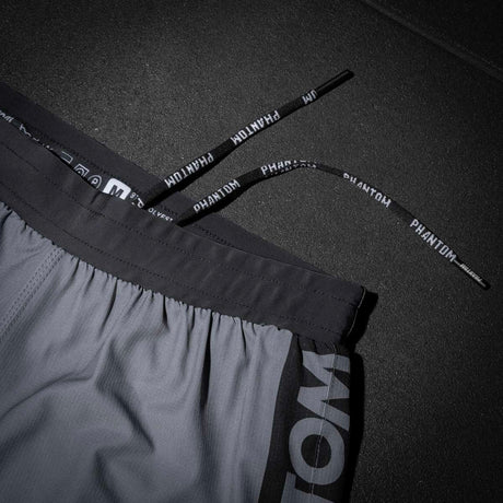 Kompresní kraťasy Phantom Athletics Fusion 2in1 Apex – Šedé