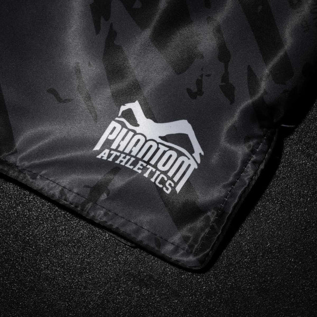 Pantaloncini Muay Thai Phantom Athletics Tiger Camo – Grigio