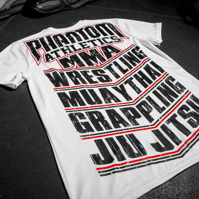 Phantom Athletics T-Shirt EVO MMA Sports – Weiß
