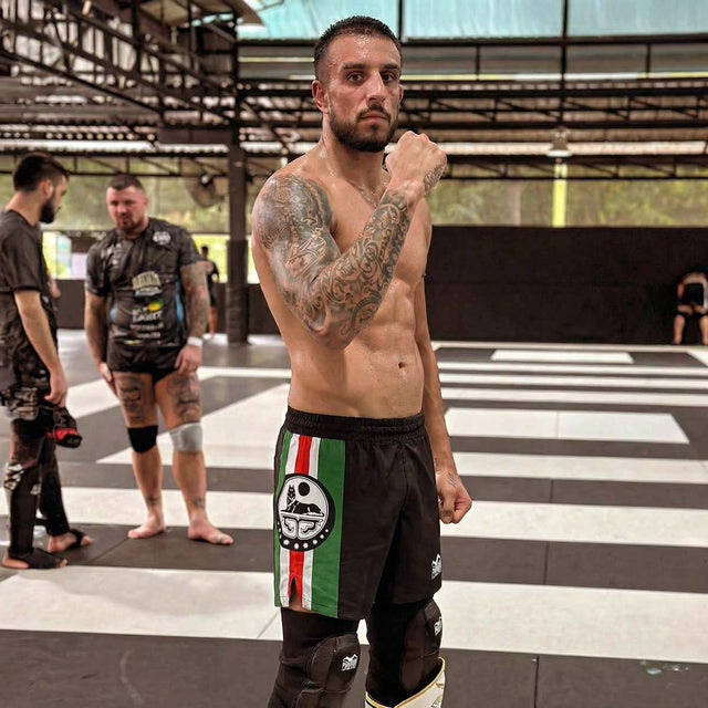 Pantaloncini MMA Phantom Athletics Fusion-R Team Chechnya – Nero/Verde