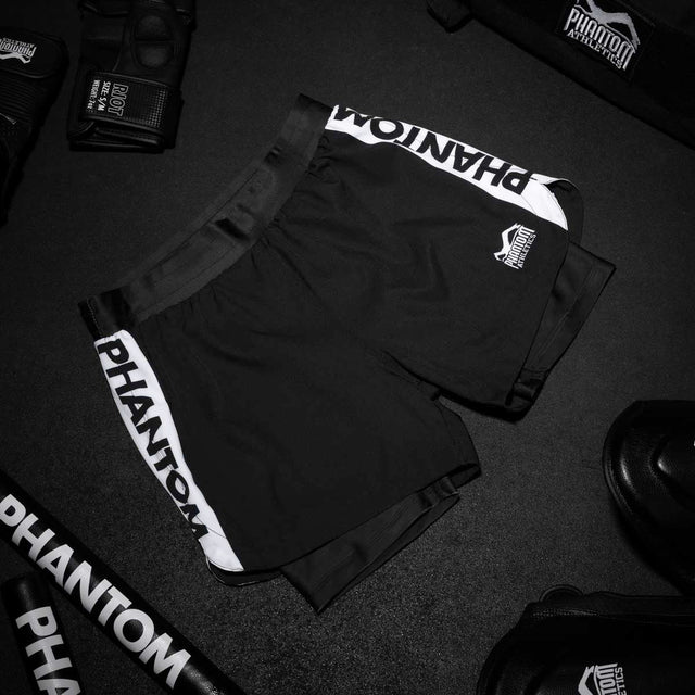 Phantom Athletics MMA-shorts Fusion 2in1 Apex – Sort