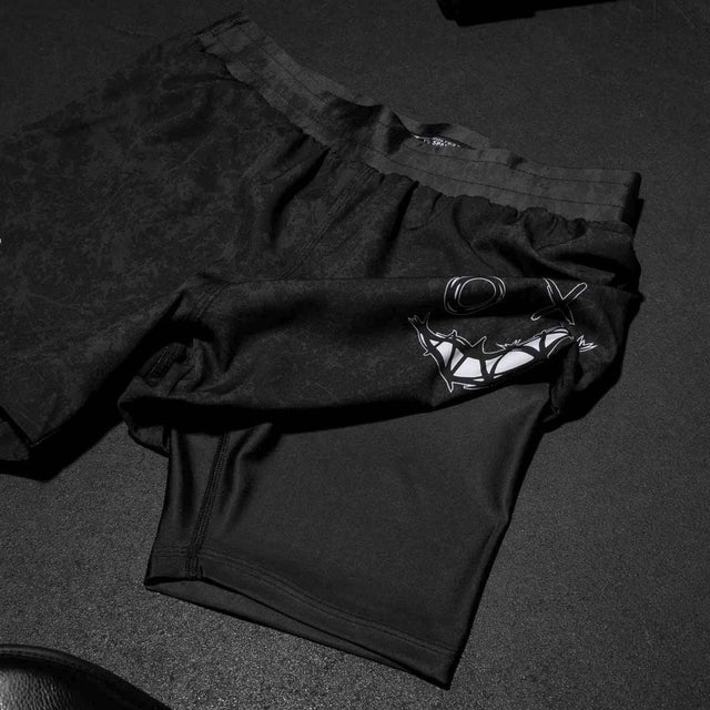 Shorts de MMA Phantom Athletics Fusion 2in1 Serious – Noir