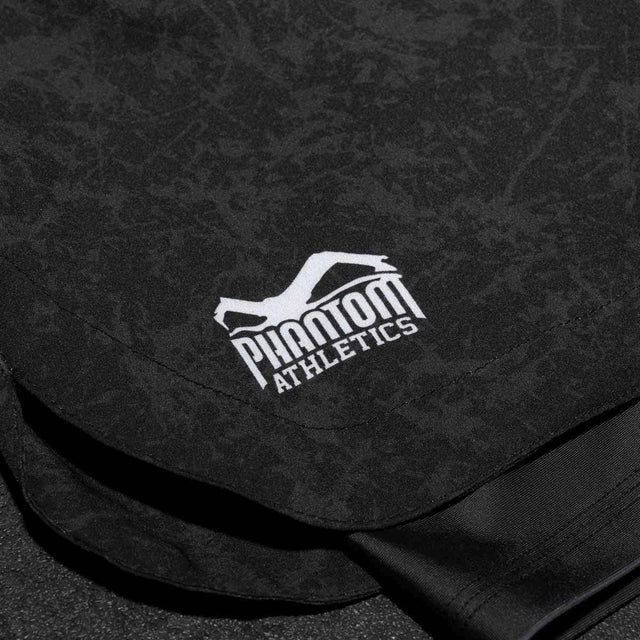 Shorts de MMA Phantom Athletics Fusion 2in1 Serious – Noir