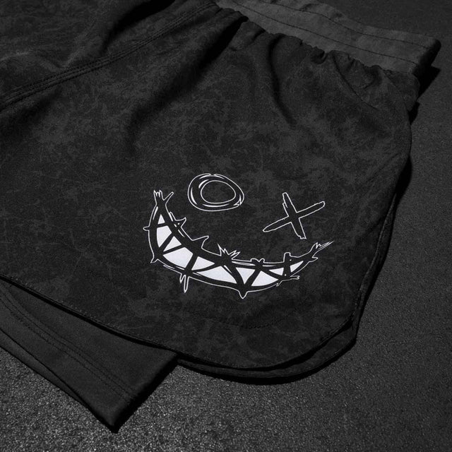 Shorts de MMA Phantom Athletics Fusion 2in1 Serious – Noir