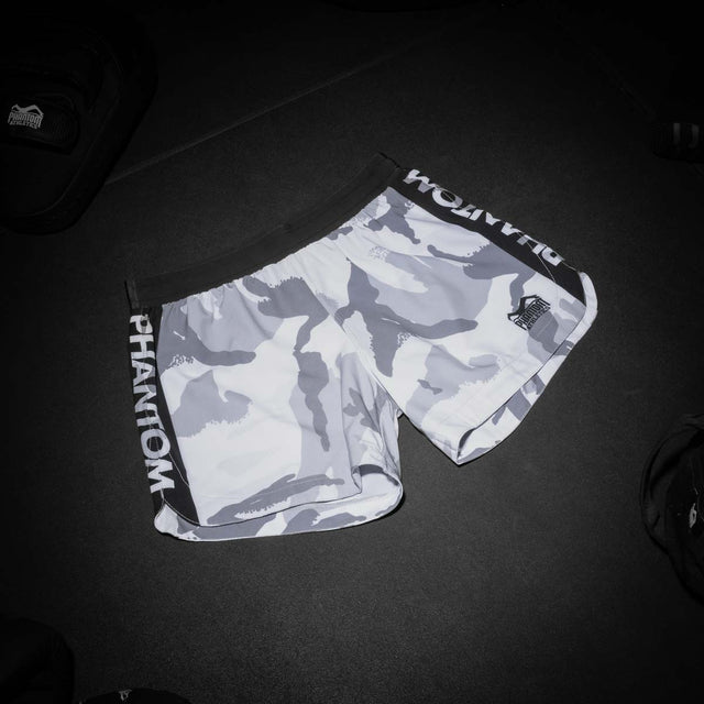 Phantom Athletics MMA-Shorts Fusion-R – Winter Camo
