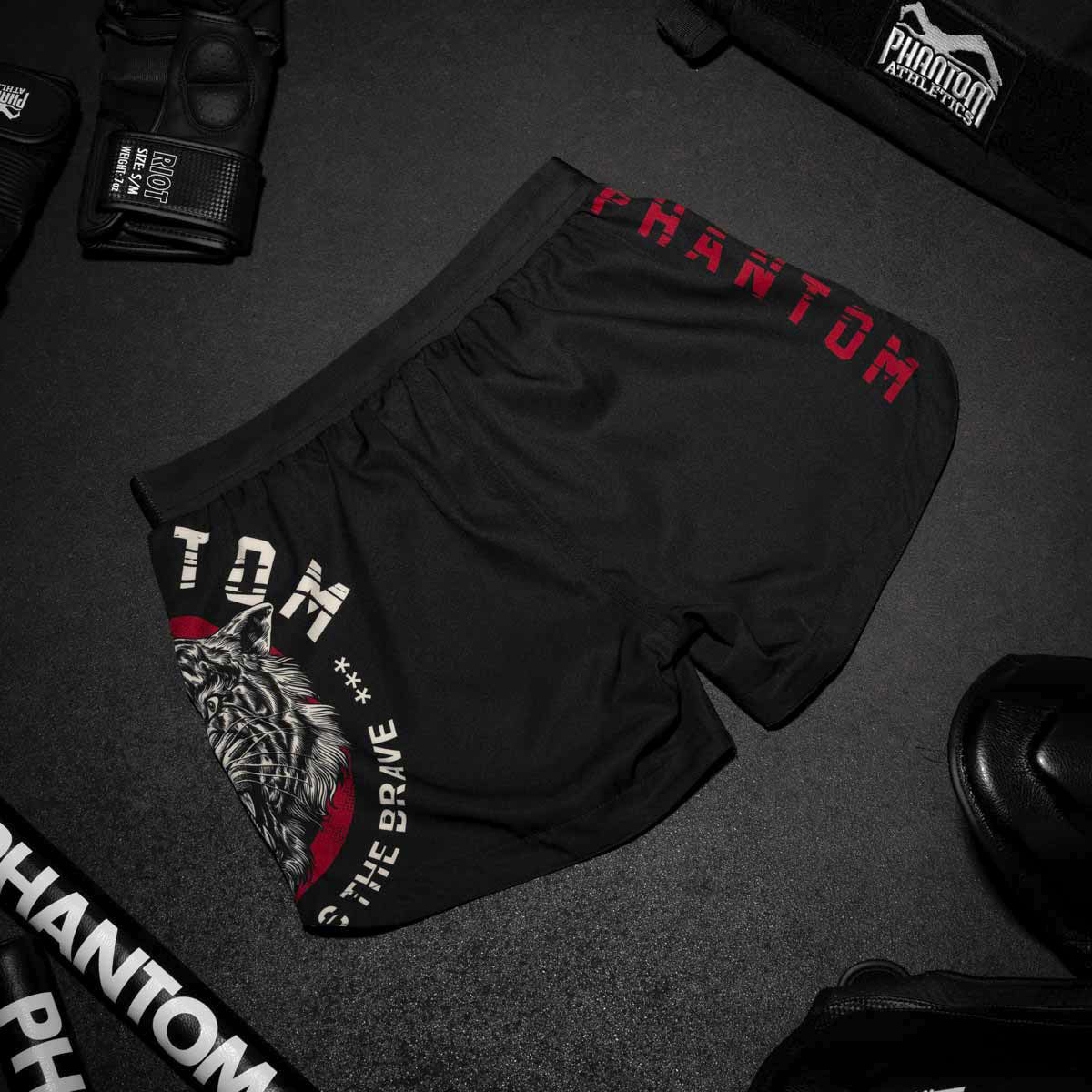 Phantom Athletics MMA Shorts Fusion Tiger Unit – Black