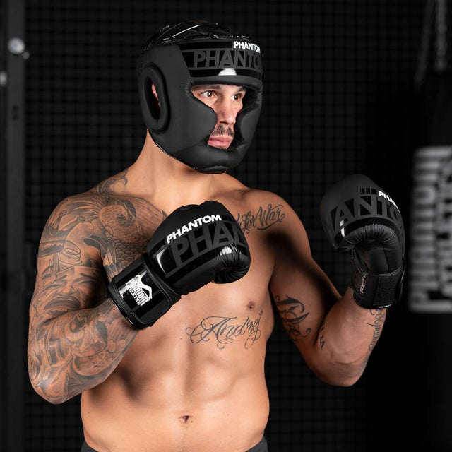 Phantom Athletics Kopfschutz Apex Full Face – Schwarz