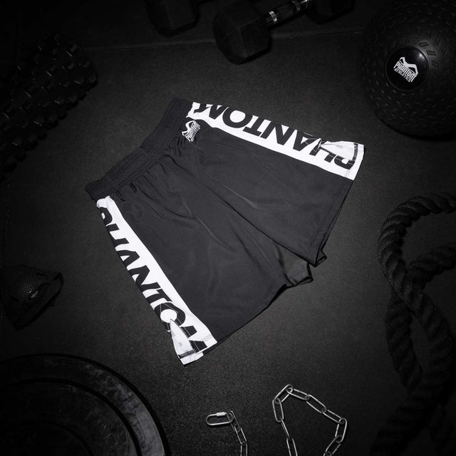 Pantaloncini MMA Phantom Athletics EVO Apex Bambini - Nero