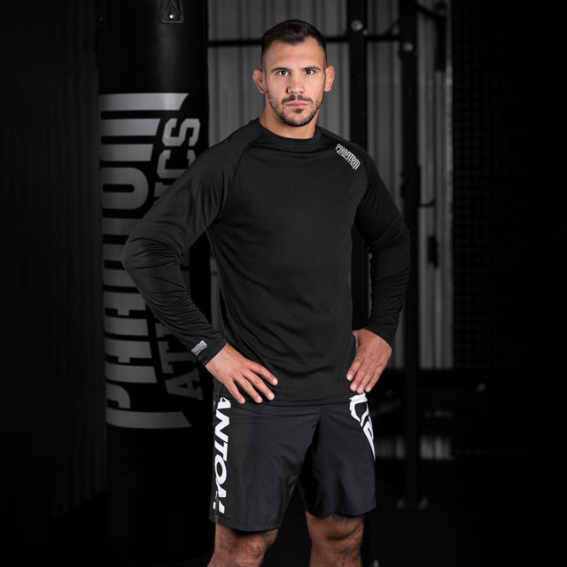Phantom Athletics Trainingsshirt Tactic Lange Mouwen – Schwarz