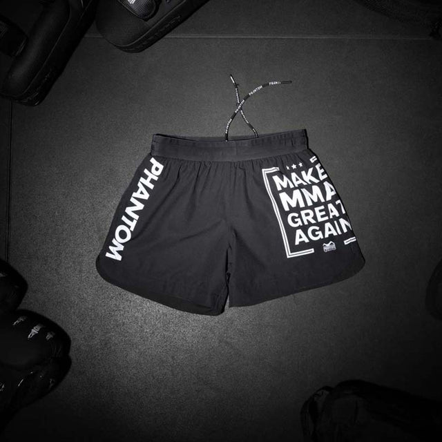 Shorts de MMA Phantom Athletics Fusion-R Make MMA Great Again – Noir