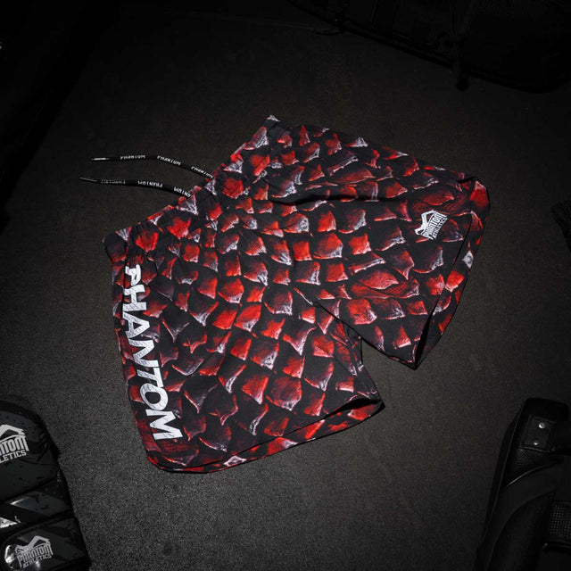 Phantom Athletics MMA-Shorts Fusion Red Dragon – Rot