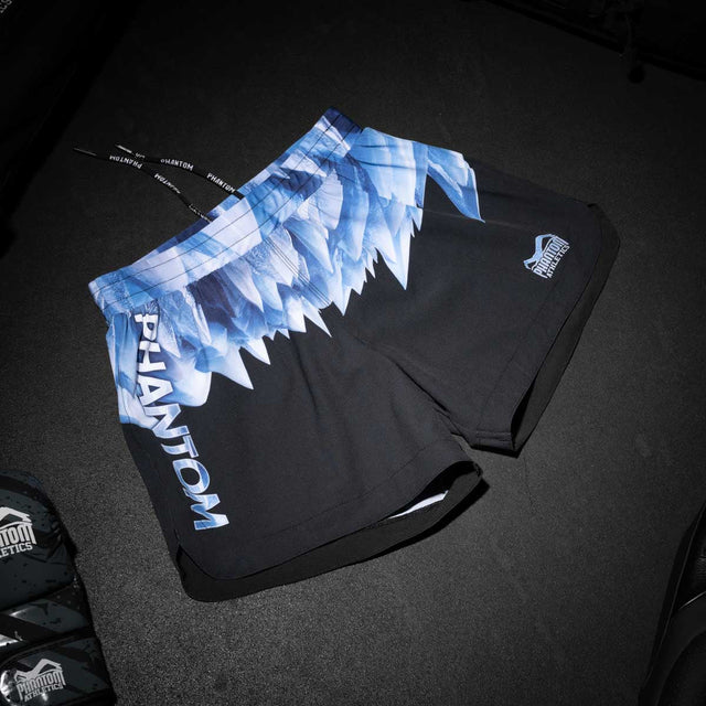 Phantom Athletics MMA-Shorts Fusion-R Iceman – Schwarz/Blau