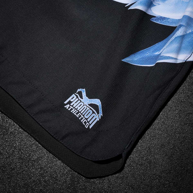 Phantom Athletics MMA-Shorts Fusion-R Iceman – Schwarz/Blau