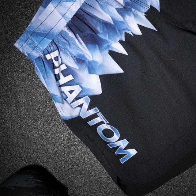 Phantom Athletics MMA-Shorts Fusion-R Iceman – Schwarz/Blau