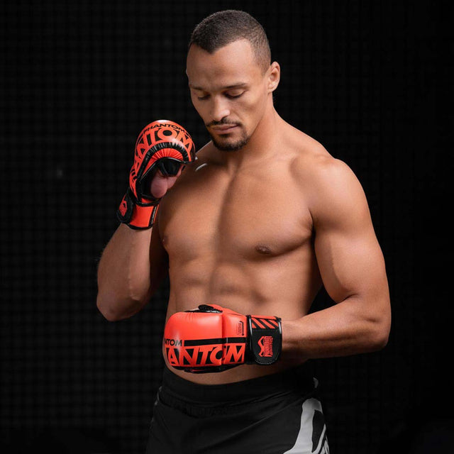 Guantes de MMA Phantom Athletics APEX – Rojo Neón