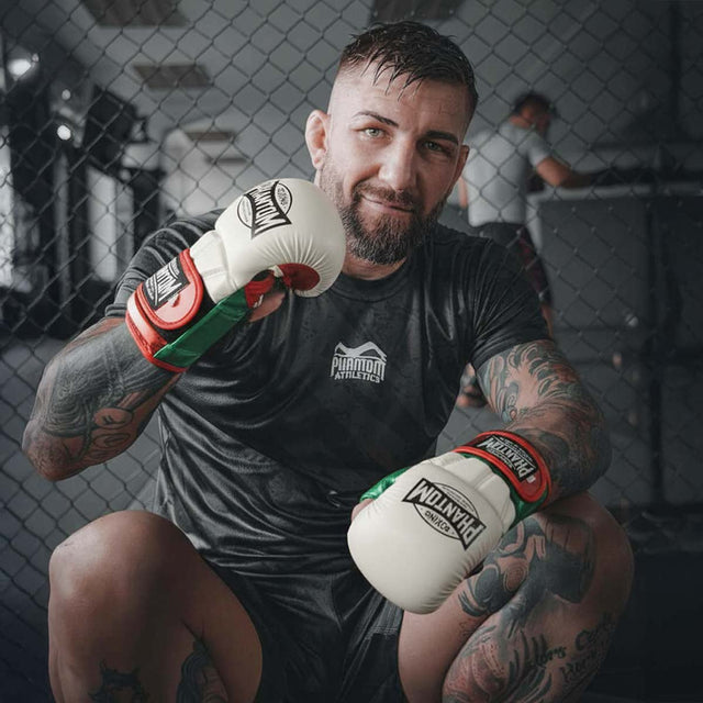 Phantom Athletics MMA Handschoenen Mexico - Wit/Groen/Rood