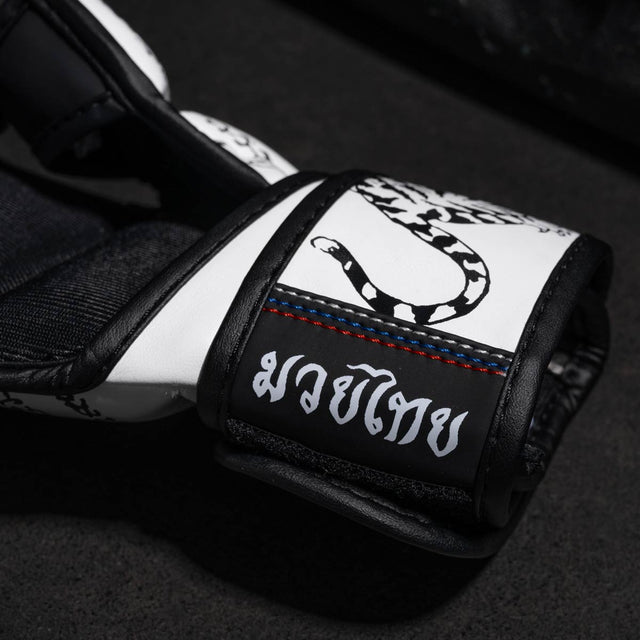 Phantom Athletics MMA-Sparringshandschuhe Muay Thai – Weiß