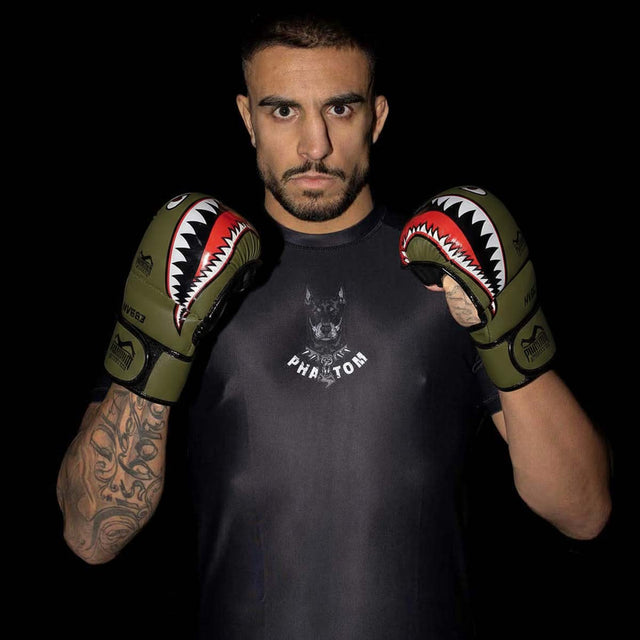 Guanti MMA Phantom Athletics Fight Squad – Verde militare