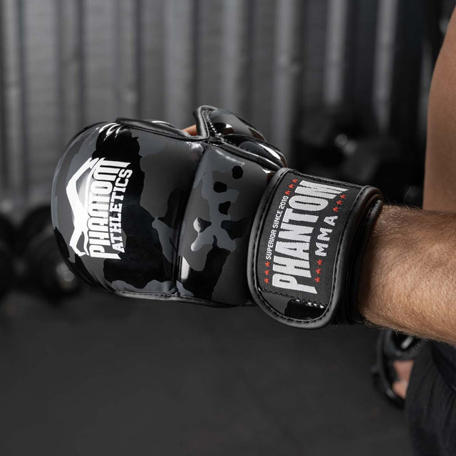 Phantom Athletics MMA-Handschuhe APEX – Schwarz/Camo