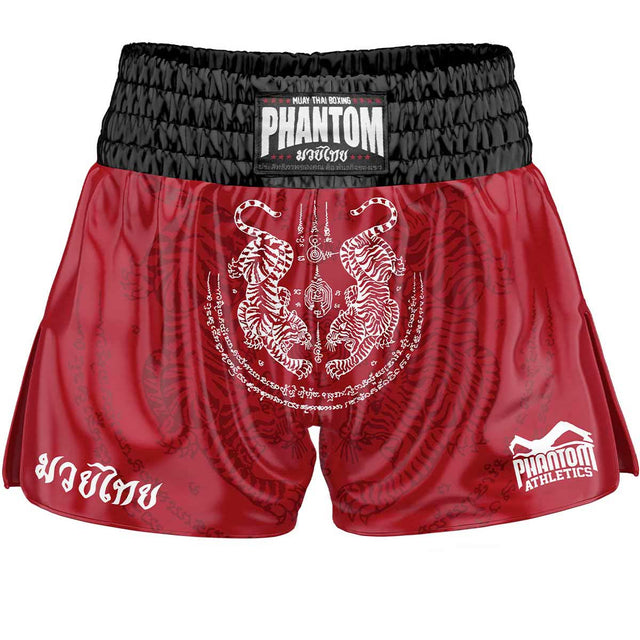 Phantom Athletics Muay Thai-shorts Sak Yant – Röd