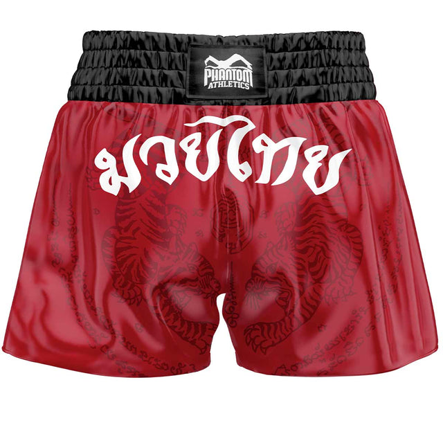 Phantom Athletics Muay Thai-shorts Sak Yant – Röd