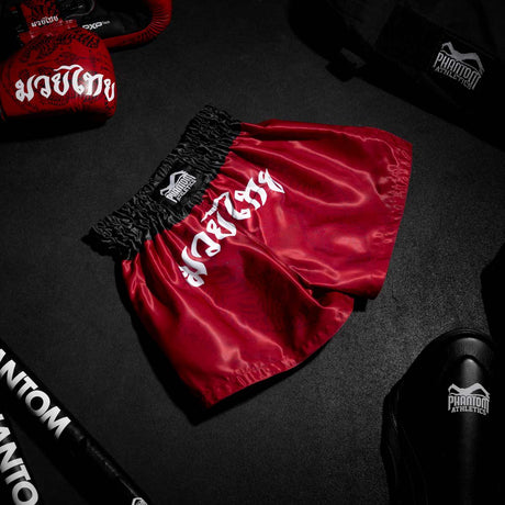 Shorts de Muay Thai Phantom Athletics Sak Yant – Rouge