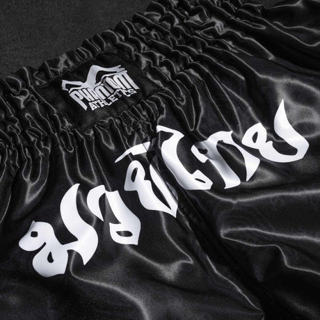 Shorts de Muay Thai Phantom Athletics Sak Yant – Noir