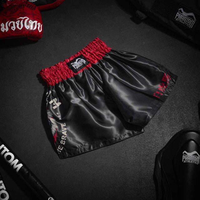 Pantalones de Muay Thai Phantom Athletics Tiger Unit – Negro