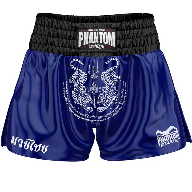 Pantalones de Muay Thai Phantom Athletics Sak Yant – Azul