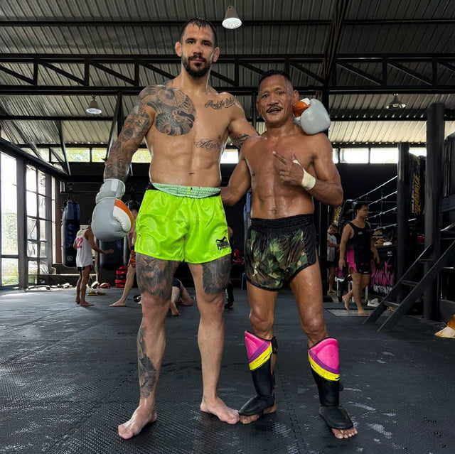 Pantalones de Muay Thai Phantom Athletics Team - Neón