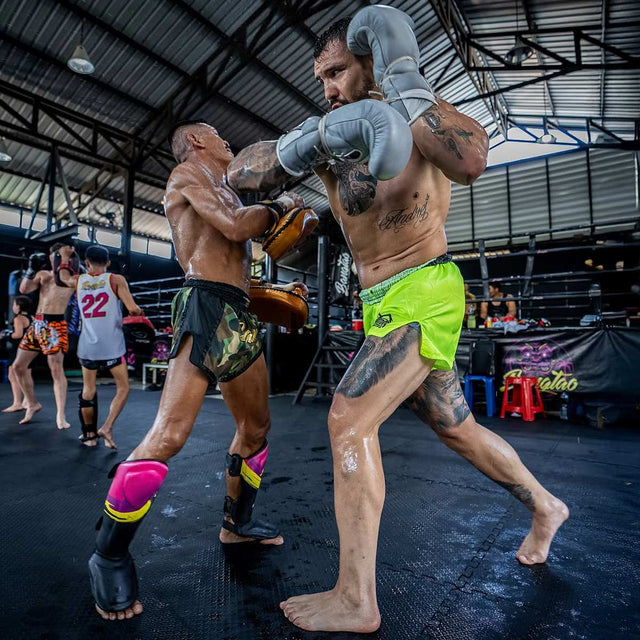 Pantalones de Muay Thai Phantom Athletics Team - Neón