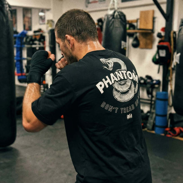 T-Shirt Phantom Athletics DON'T TREAD ON ME – Noir
