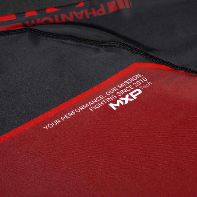 Rashguard Phantom Athletics EVO Apex Maniche Corte – Rosso