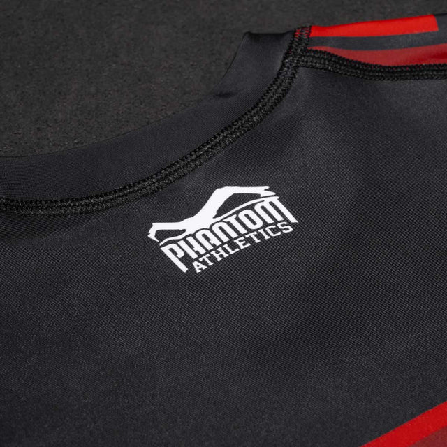 Rashguard Phantom Athletics EVO Apex Maniche Corte – Rosso