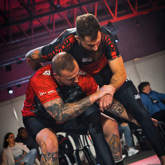 Rashguard Phantom Athletics EVO Apex Maniche Corte – Rosso