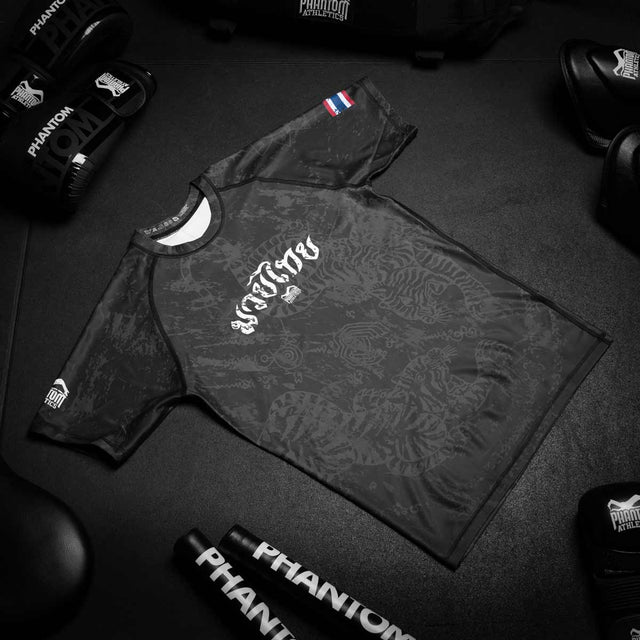 Rashguard Phantom Athletics Muay Thai – Noir/Gris