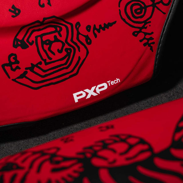 Protège-tibias Phantom Athletics Muay Thai – Rouge