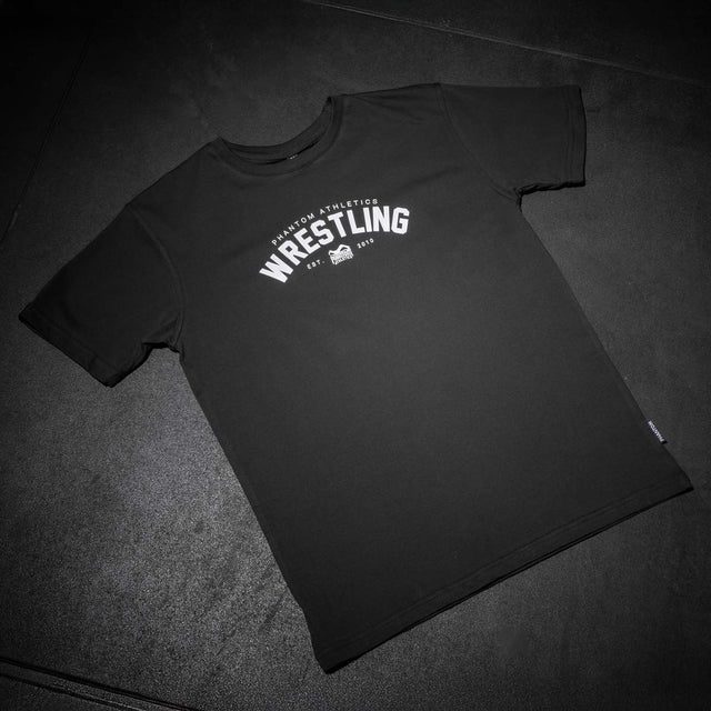 T-Shirt Phantom Athletics Wrestling – Noir