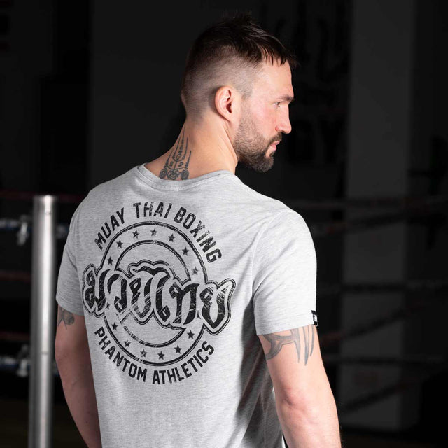 T-Shirt Muay Thai Phantom Athletics – Gris